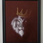 Spirit Animal Instincts Series
"Majesty"
Balloint pen & gold ink
18"x24" with frame
SOLD
